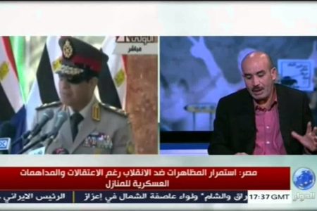 محمد العربي زيتوت مشاركة في النقاش حول استمرار مقاومة الإنقلاب العسكري في مصر